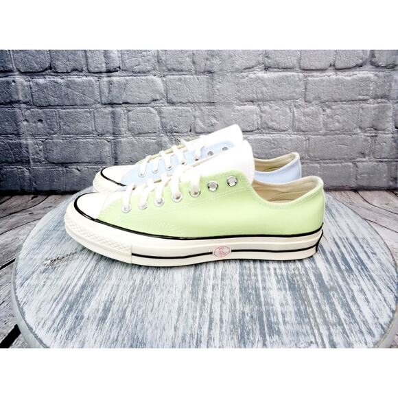 Converse Chuck Taylor 70  OX Citron This Chambray Blue/Spring Green Men 8.5 NIB - Picture 5 of 11